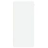 vidaXL Sideboard White Engineered Wood Compact Sideboard Rectangular