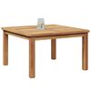 vidaXL Coffee Table Brown 23.62 x 23.62 x 14.17 in Solid Teak Wood
