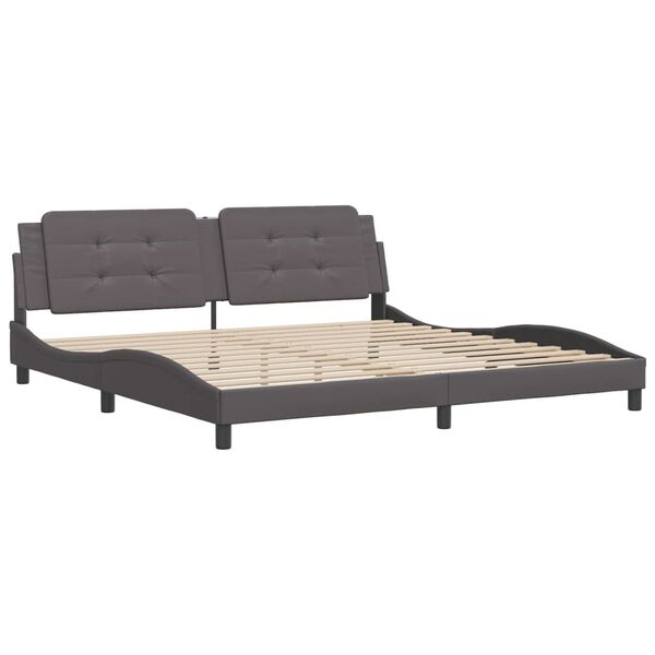 vidaXL Bed Frame Grey