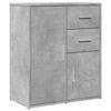 vidaXL Sideboard Concrete grey Engineered wood Medium Sideboard