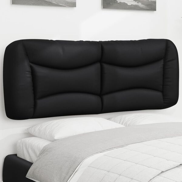 vidaXL Headboard Cushion Black