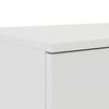 vidaXL Bed Drawers White 55.12 x 14.37 x 6.50 in Engineered Wood