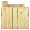 vidaXL Garden Lounge Set Brown Treated Pine Wood Large Durable