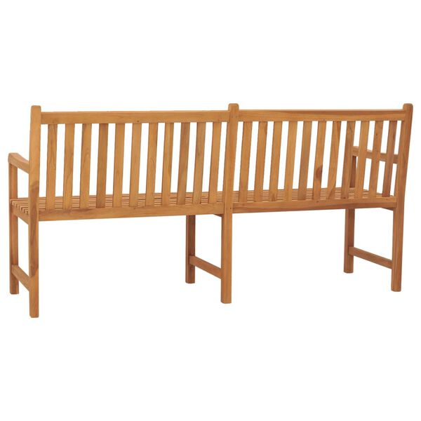 vidaXL Garden Bench Warm Brown Solid Teak Wood 71 in long bench Durable