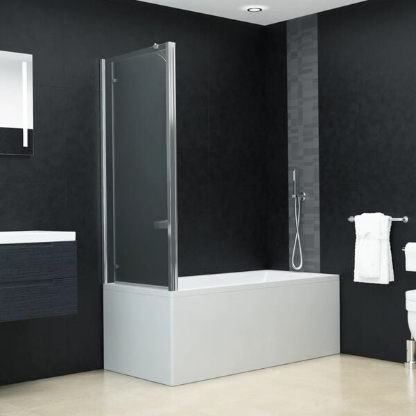 vidaXL Bi-Folding Shower Enclosure ESG 47.2"x26.8"x51.2"