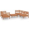 vidaXL Garden Lounge Set Honey Brown Solid Pinewood 6 Piece Set Modular