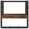 vidaXL Wall Shelf Set Set of 6 Smoked Oak Engineered wood, metal Medium