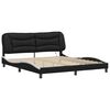 vidaXL Bed Frame Black and white