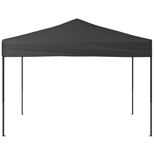 vidaXL Party Tent Anthracite 210D oxford fabric with silver coating