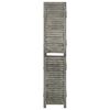 vidaXL 6-Panel Room Divider Grey 84.3x65.4" Solid Wood