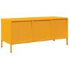 vidaXL TV Cabinet Mustard Yellow Cold-rolled Steel Medium TV Cabinet