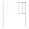 vidaXL Metal Headboard White 39.4"