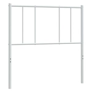 vidaXL Metal Headboard White 39.4"