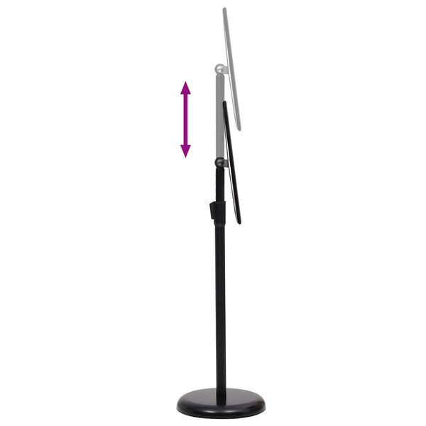 vidaXL Poster Stands 2 pcs Black 32.5 x 24 x 78 cm Aluminium alloy