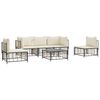 vidaXL Garden Lounge Set Anthracite, Beige