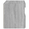 vidaXL Bedside Cabinet Grey sonoma Engineered wood 19.7 x 15.7 x 17.7 in