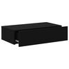 vidaXL TV Cabinet Black Engineered wood 23.6x13.8x6.1 in TV Cabinets