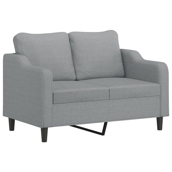 vidaXL Sofa Set Light Grey