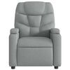vidaXL Electric Massage Recliner Chair Light Gray