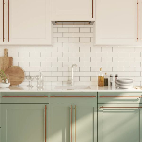 vidaXL Cabinet Handles 20 pcs Bronze 18.9" Stainless Steel