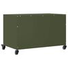 vidaXL TV Cabinet Olive Green Cold-rolled steel Small Storage