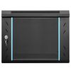 vidaXL Network Cabinet with Storage Black 53 x 60 x 45 cm Steel