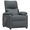 vidaXL Massage Chair Dark grey Fabric (100% polyester), metal, plywood