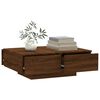 vidaXL Coffee Table Brown Oak Engineered Wood 35.4 x 23.6 x 12.2 in