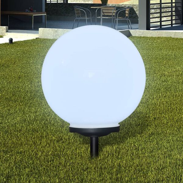 vidaXL Garden Light White with black accents Tough plastic, PP material