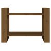 vidaXL Book Cabinet Honey brown Solid pine wood Medium Book Cabinet