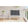 vidaXL Garden Bench Cushion Set of 2 Anthracite