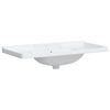 vidaXL Bathroom Sink White 28.0x18.9x7.7" Rectangular Ceramic