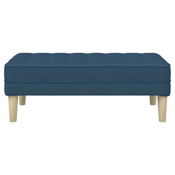 vidaXL Bench Blue 113 x 57 x 39 cm fabric