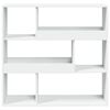 vidaXL Room Divider White Engineered Wood 39.4 in x 13.0 in x 37.2 in