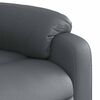 vidaXL Stand Up Massage Recliner Chair Grey