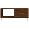 vidaXL Coffee Table Brown Oak Engineered Wood Medium Coffee Table