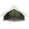 vidaXL Family Tent with Roof Green and White 315 x 286 x 200 cm