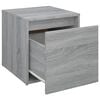 vidaXL Box Drawer Grey Sonoma Engineered Wood Box Drawer Square