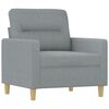 vidaXL Sofa Set Light Grey