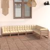 vidaXL Garden Lounge Set Honey brown