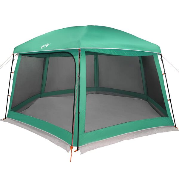 vidaXL Pool Tent with Removable Fly & Mesh Walls Sea Green 243.3x209.4"