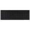 vidaXL Stair Tread Black Rubber 9.8 x 29.5 in Stair Tread Rectangular