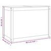 vidaXL Laundry Box 34.8x17.3x26.0" Solid Wood Pine