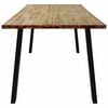 vidaXL Dining Table Natural wood Solid acacia wood Large Durable