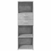 vidaXL Highboard Concrete Grey Engineered Wood Tall Modern
