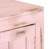 vidaXL Sideboard Light Pink 43.3"x13.8"x27.6" Solid Mango Wood
