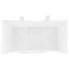 vidaXL Paper Bags 50 pcs with Handles White 21x11x36 cm