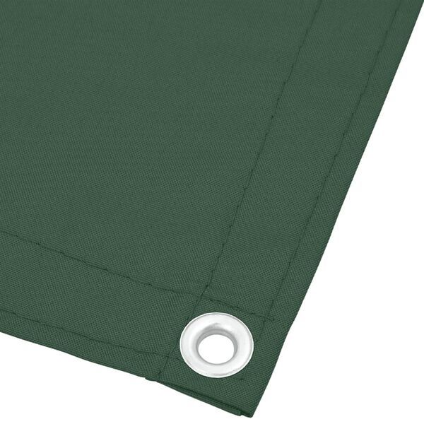 vidaXL Balcony Screen Dark Green 35.4x275.6" 100% Polyester Oxford