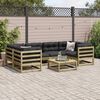 vidaXL Garden Sofa Set Treated Pine Wood Vacuum pressure treated pine wood