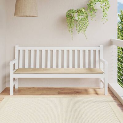 vidaXL Garden Bench Cushion Beige 70.9"x19.7"x1.2" Oxford Fabric